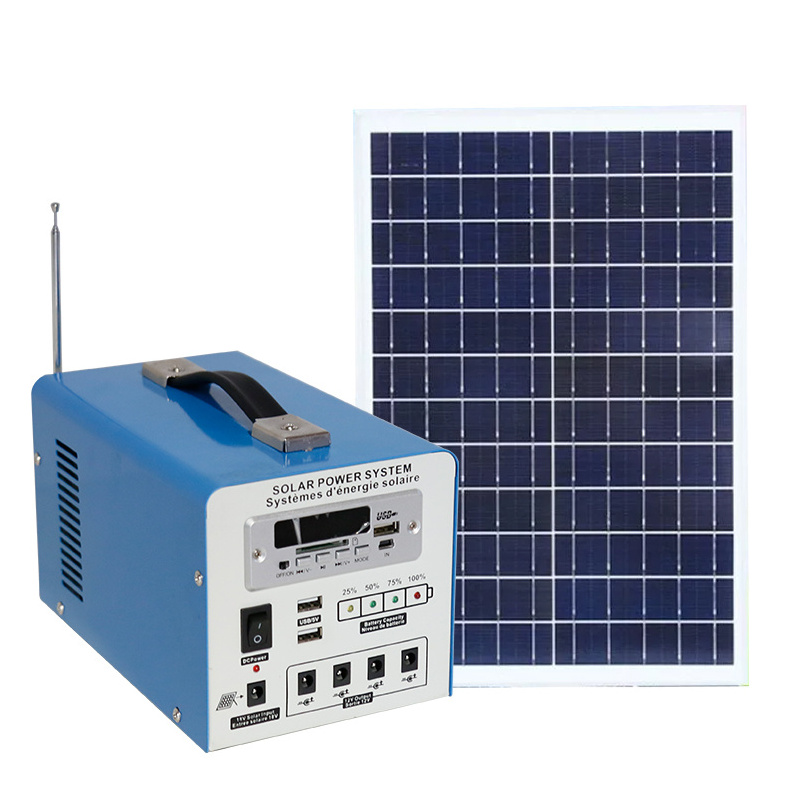 Outdoor Portable Solar Power Station USB Mobile Supply 84Wh 144Wh Solar Generator High Power Energy Storage System With Radio