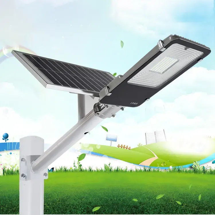 Outdoor Waterproof 50W 60W 100W 150W 200W 300W Lampadaire Solaire Split Lighting LED Solar Powered Street Lights For Garden