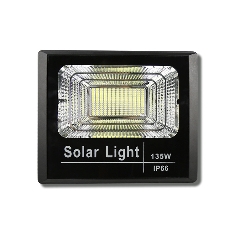 IP66 High lumen rechargeable led 150w smart led outdoor lighting solar panel flood light