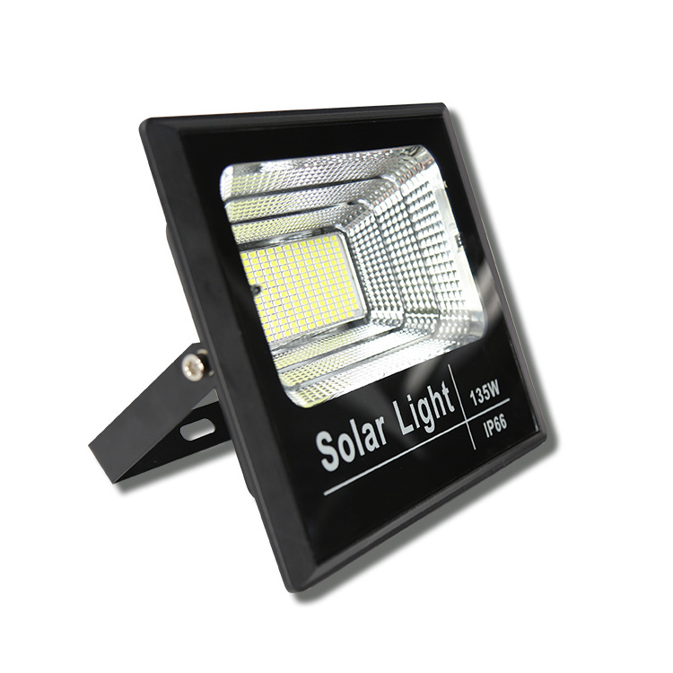 IP66 High lumen rechargeable led 150w smart led outdoor lighting solar panel flood light