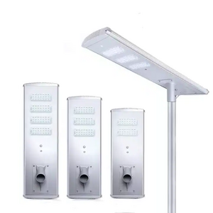 Outdoor Waterproof IP65 100w 150w 200w 300w Aluminum Integrated All In One LED Solar Street Lights With Pole