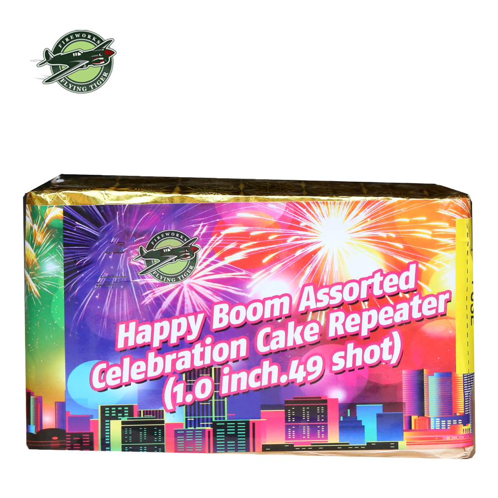 Color smoke fireworks 300 shot cake 1.4g professional fireworks cake