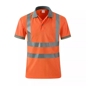 Custom High Visible Safety Vest Short Sleeve Security Work 3M Reflective Safety Clothing For Men