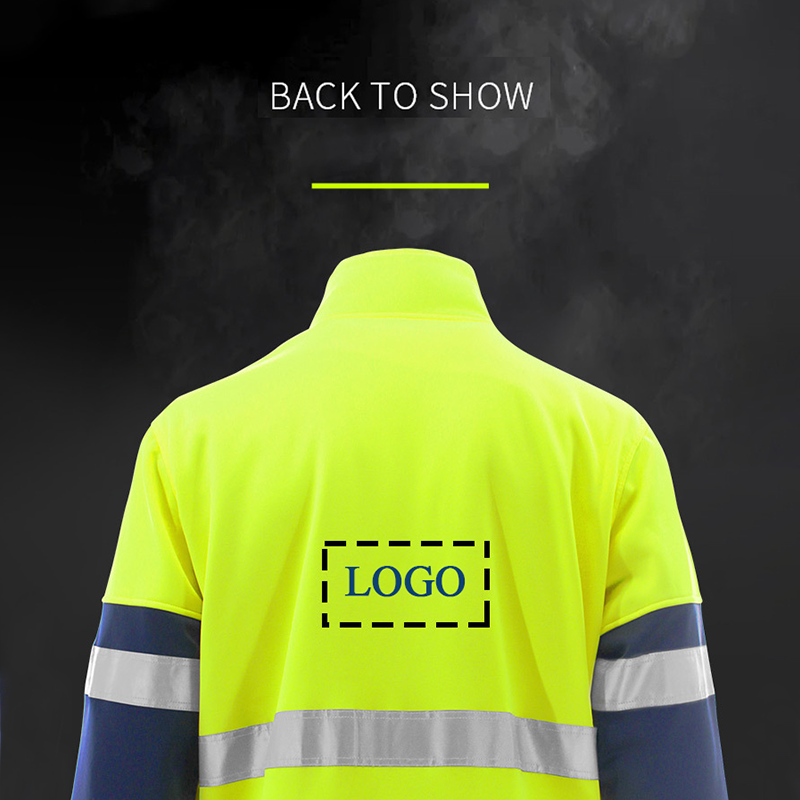 Winter Waterproof Fleece Long Sleeve High Visibility Workwear Custom Logo Construction Men Work Hi Vis Safety Reflective Jacket