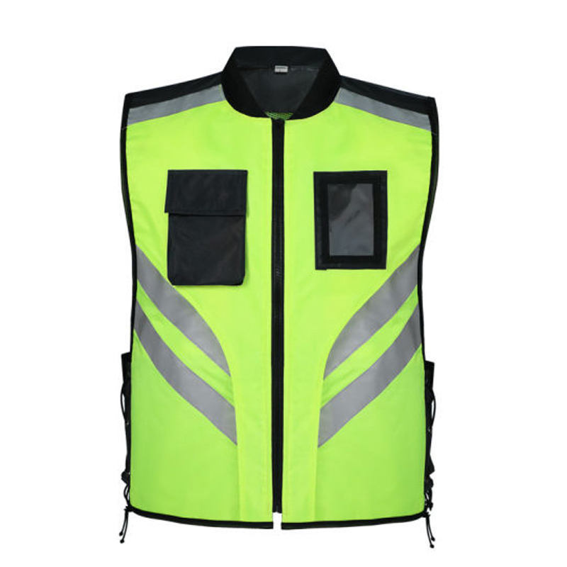 Custom Logo High Quality Men Tactical Security Oxford Fabric Strong Material Jacket Construction Work Hi Vis Reflective Vest