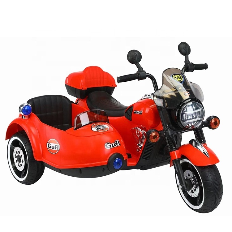 Kids electric motorbikes tricycle boy girl baby 3-8 years old large charging ride on police motorcycle