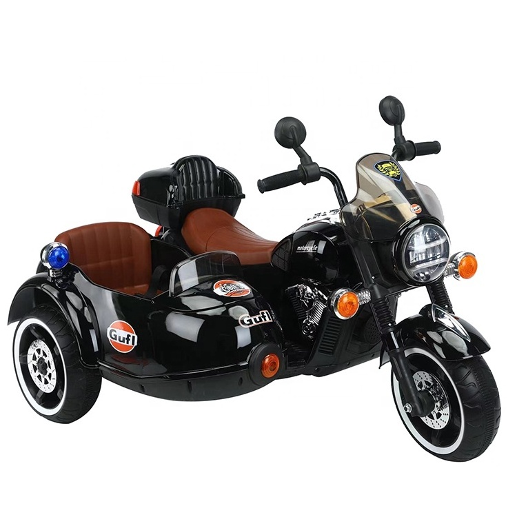 Kids electric motorbikes tricycle boy girl baby 3-8 years old large charging ride on police motorcycle