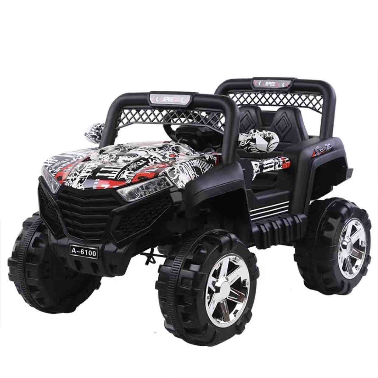 Children's toy car remote control children body LED light ride on cars go kart 4 wheels for kids age 3-8 years old