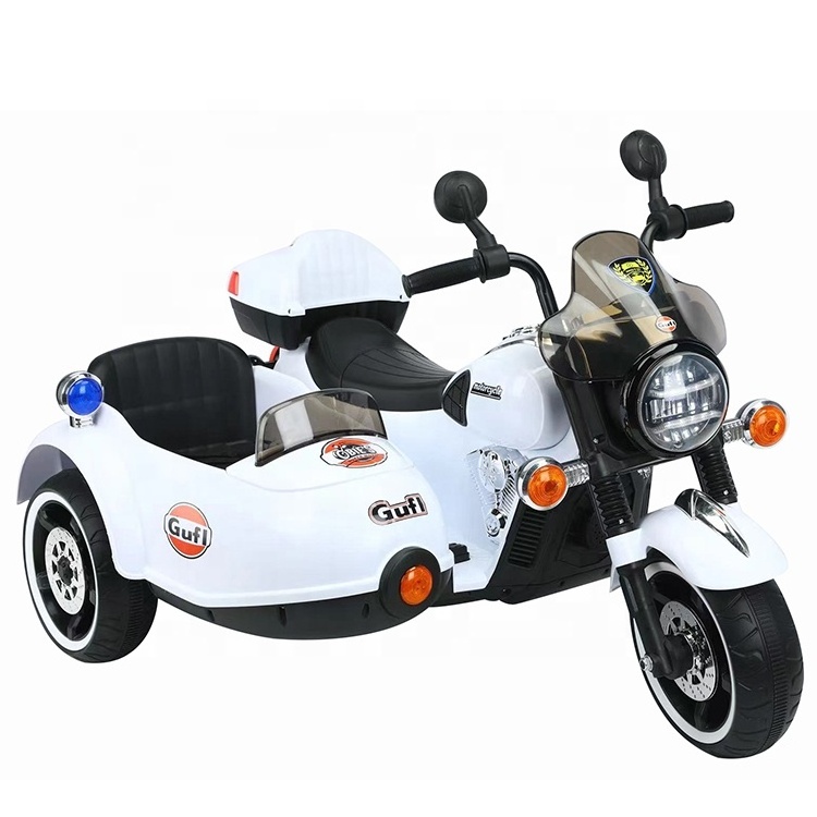 Kids electric motorbikes tricycle boy girl baby 3-8 years old large charging ride on police motorcycle