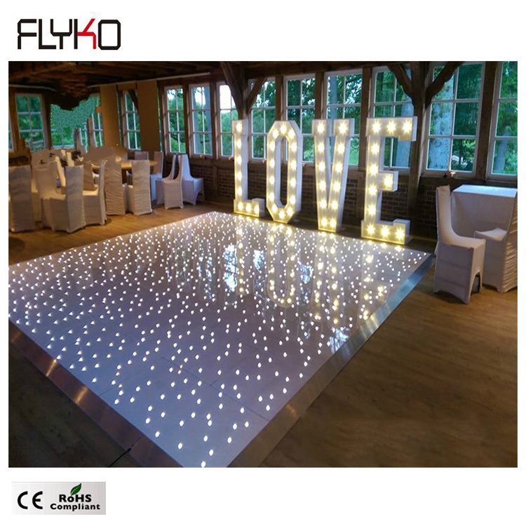 Most Popular RGB LED Dance Floor Panels For Wedding DJ Bar Party Twinkling Light Dance Floor