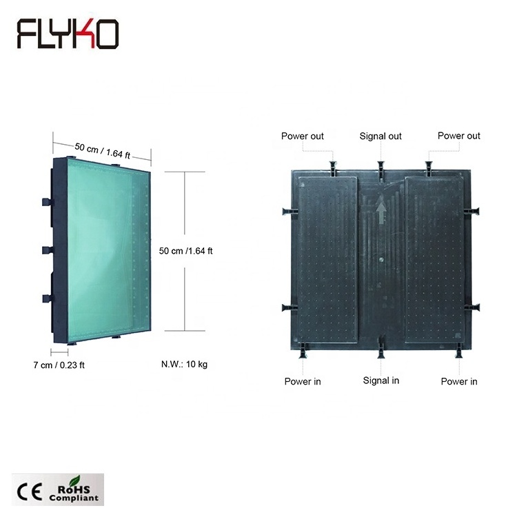 Flyko Professional lighting equipment  Starlit LED Dance Floor for Wedding and event decorations