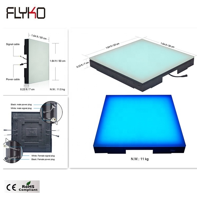 Flyko Professional lighting equipment  Starlit LED Dance Floor for Wedding and event decorations