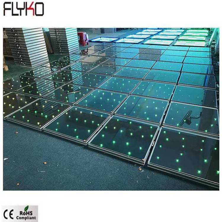 Most Popular RGB LED Dance Floor Panels For Wedding DJ Bar Party Twinkling Light Dance Floor