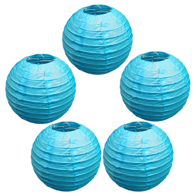 Round paper lanterns lamps festival wedding decoration chinese paper lanterns