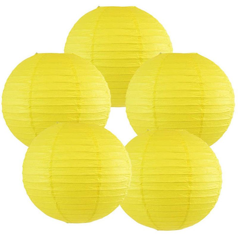 Round paper lanterns lamps festival wedding decoration chinese paper lanterns