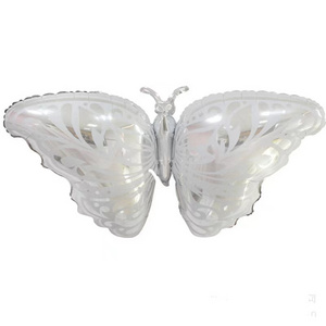 Amazon Butterfly aluminum balloon Butterfly balloon party decoration large laser color butterfly balloon wholesale