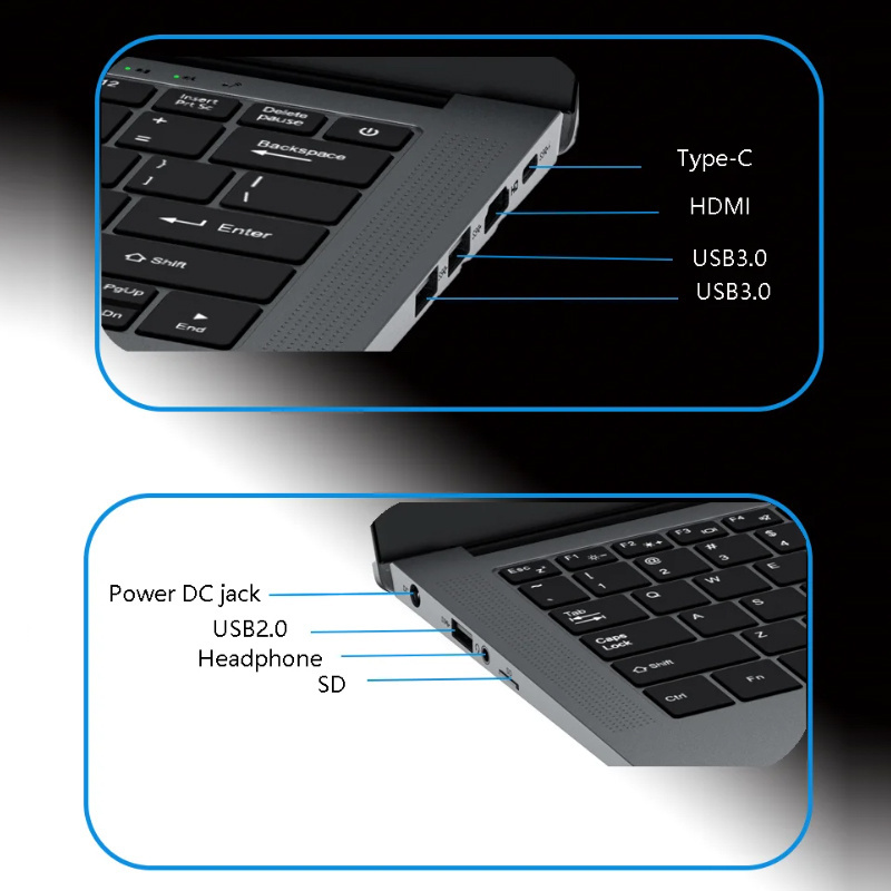 Gaming laptop Win 11 backlit keyboard 16 inch core i7 CPU RAM 8GB SSD 256GB 512GB notebooks computer Laptop