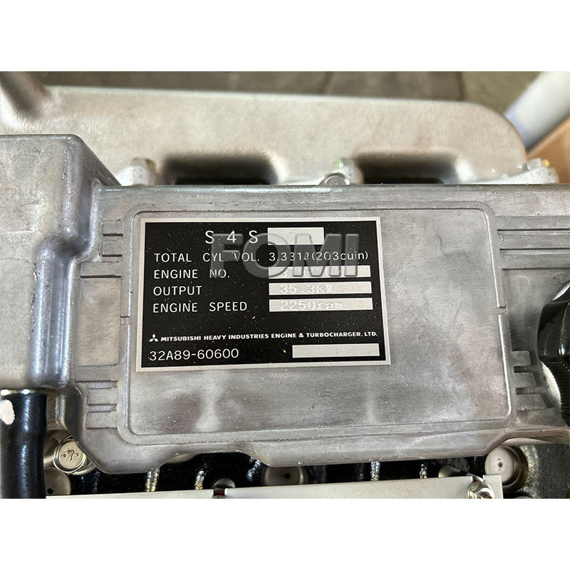 SDP-S4S-G3-3 Diesel Motor Without Turbo 35.3KW 2250RPM For For Mitsubishi S4S Engine