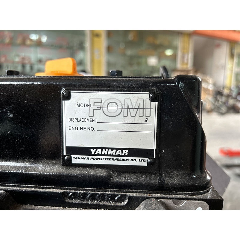 Hot Sale 4 Cylinder 4TNE98 4TNE98-URTLDC Diesel Engine 44.8KW For Yanmar Excavator Parts