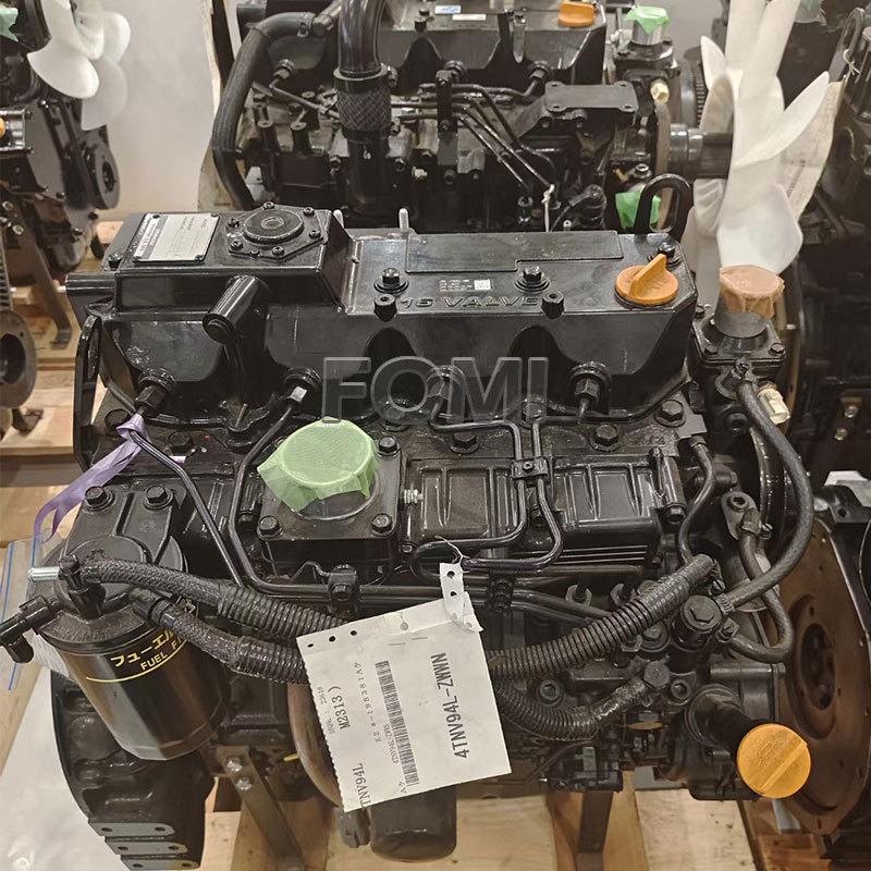 Machinery 4 Cylinder 4TNV94L 4TNV94L-ZWWN Diesel Engine Motor Excavator For Yanmar