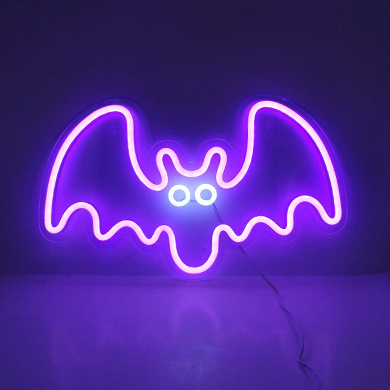 Flex led neon light Bat Pumpkin neon sign Halloween Decoration Lamps Custom neon lights