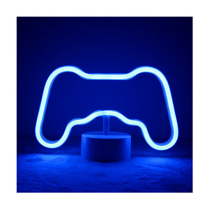 Gamepad Neon Controller Signs for PS bedroom Decor Gaming Neon Sign Stand