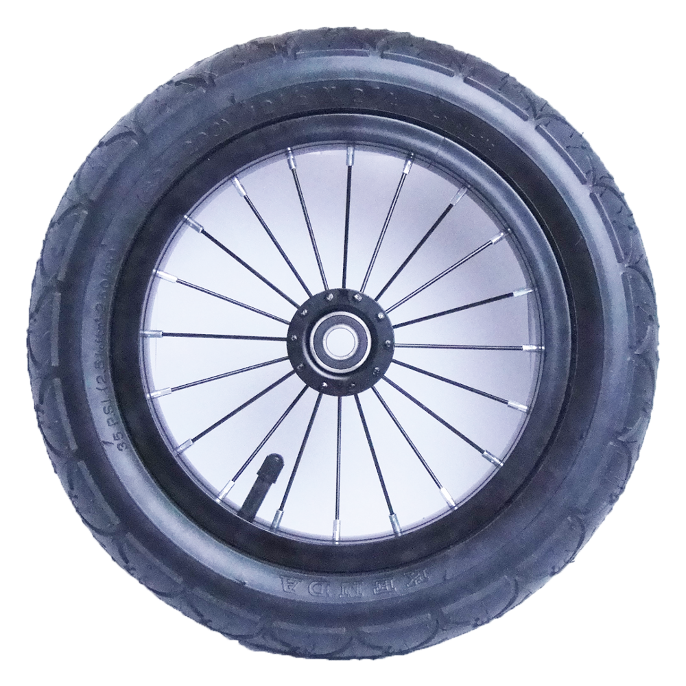 12 inch rubber inflatable wheel aluminum rim bike wheels  kids training bike wheel