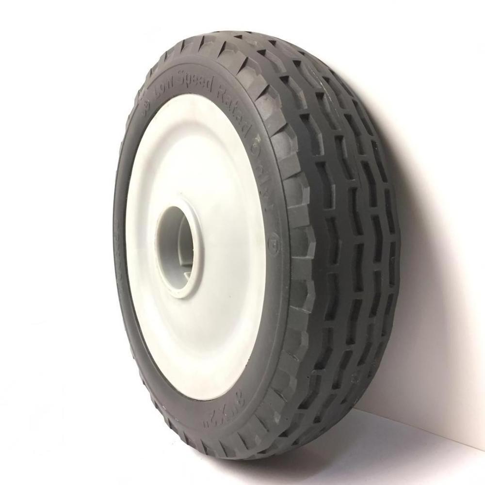 10inch truck trolley cart wheel with solid rubber tire