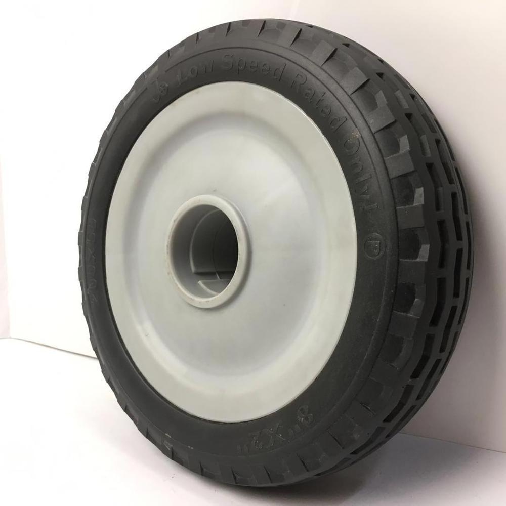 10inch truck trolley cart wheel with solid rubber tire