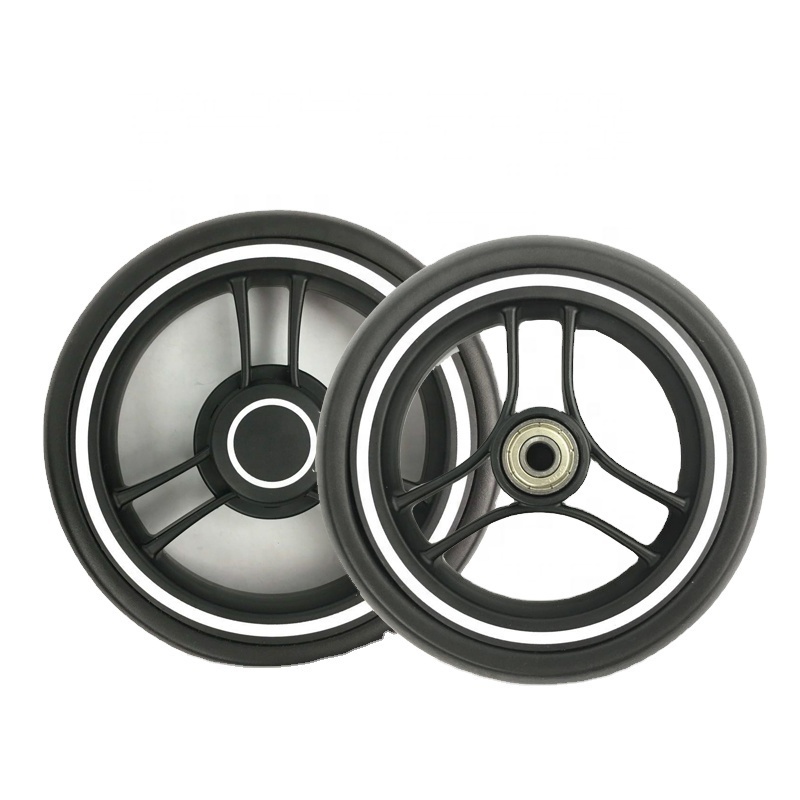 5 inch 6 inch plastic wheels with eva foam tire for hand trolley cart