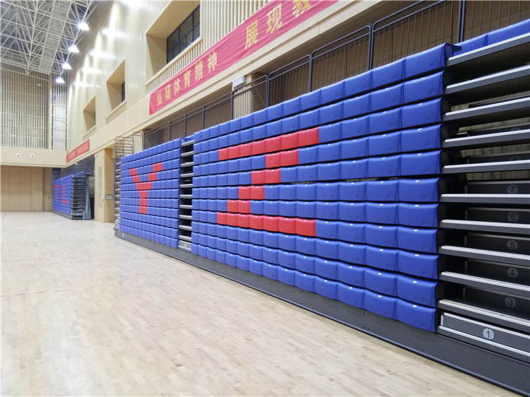 2024 Philippine Hot Sale Indoor Telescopic Retractable bleachers Grandstand Seating Factory Supplier