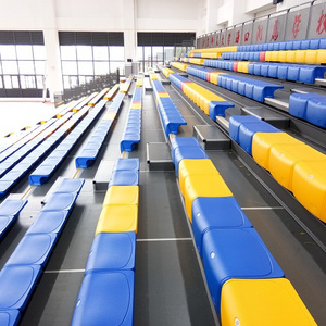 2024 Philippine Hot Sale Indoor Telescopic Retractable bleachers Grandstand Seating Factory Supplier