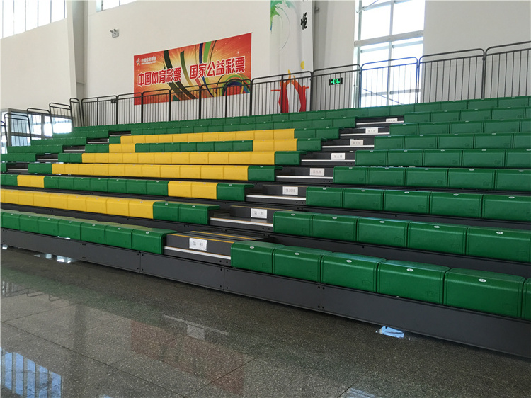 2024 Philippine Hot Sale Indoor Telescopic Retractable bleachers Grandstand Seating Factory Supplier