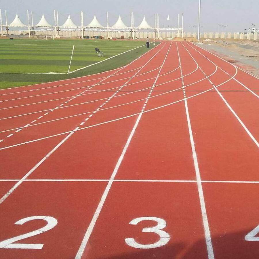 Prefabricated Synthetic Tartan Flooring Cesped Artificial Rubber Running Track System For Jogging Track