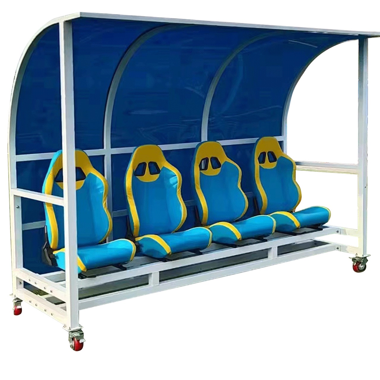 Hot Sale Luxury Outdoor Substitute Bench Shelter for Football Soccer Team Player