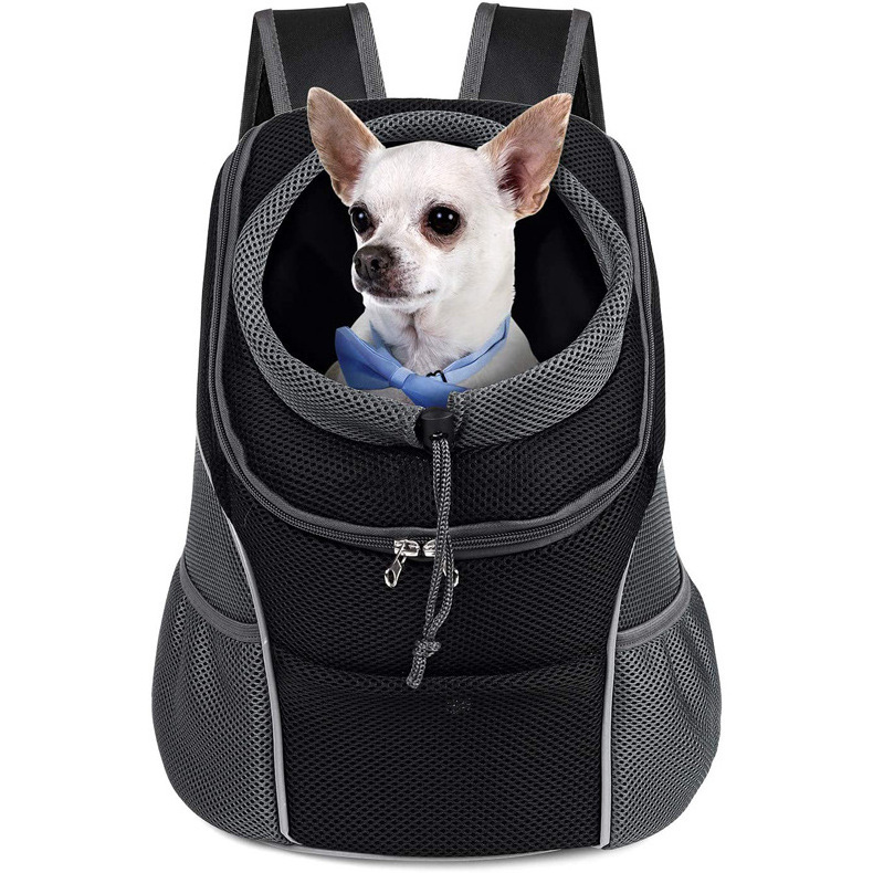 Large Capacity Pet Dog Carrier Backpack Puppy Dog Breathable Head-Out Backpack Carrier for Small Dogs Cats Rabbits