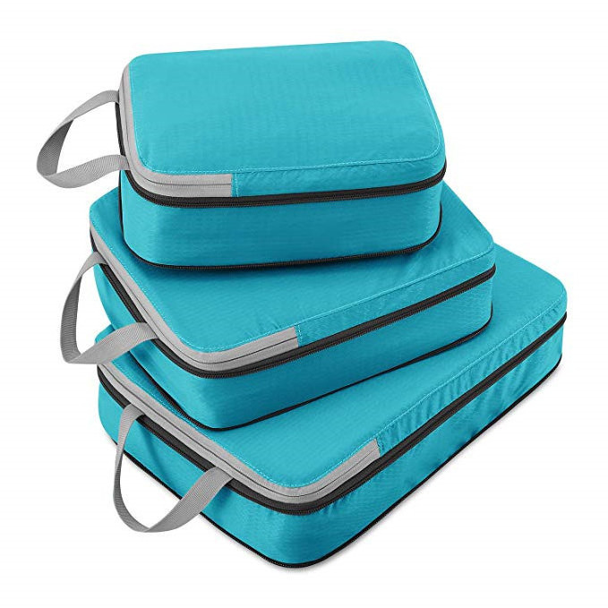 Wholesale Eco Friendly Luxury Lightweight Customized Hanging Compression Travel Organizer Packing Cubes for Suitcases