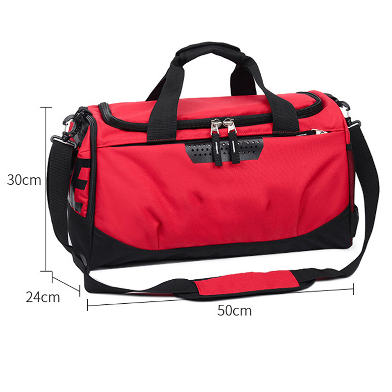 Custom Travelling Duffle Bag Ladies Duffel Gym Sports Luggage Travel Bags for Men Women with Shoe Compartment