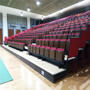 Indoor Telescopic Seating System Mobile Bleachers And Stadium Retractable Seat