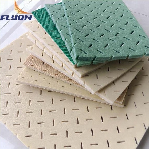 Rubber Shock Pad For Artificial Grass Synthetic Turf Absorbing Shock Pad Tiles For Football Field Tennis Court