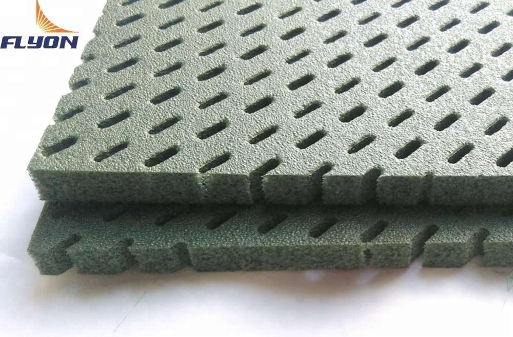 Rubber Shock Pad For Artificial Grass Synthetic Turf Absorbing Shock Pad Tiles For Football Field Tennis Court