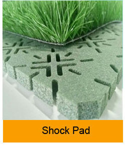 FIFA standard Japan football soccer shock absorb pad tiles for artificial grass underlay synthetic turf shock pad