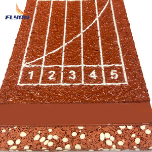 IAAF Certificate 13mm Jogging running track cost synthetic athletic PU rubber runway tartan track