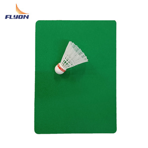 Flyon good quality adhesive vinyl flooring badminton court mat and vinyl sport court mat