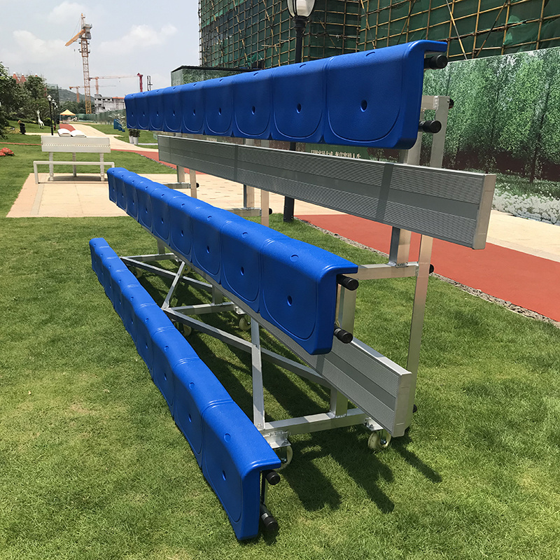 Hot Sale Outdoor Aluminum Heavy duty portable Bench Football Sports Grandstand Aluminum Stadium Layer Bleachers Seating