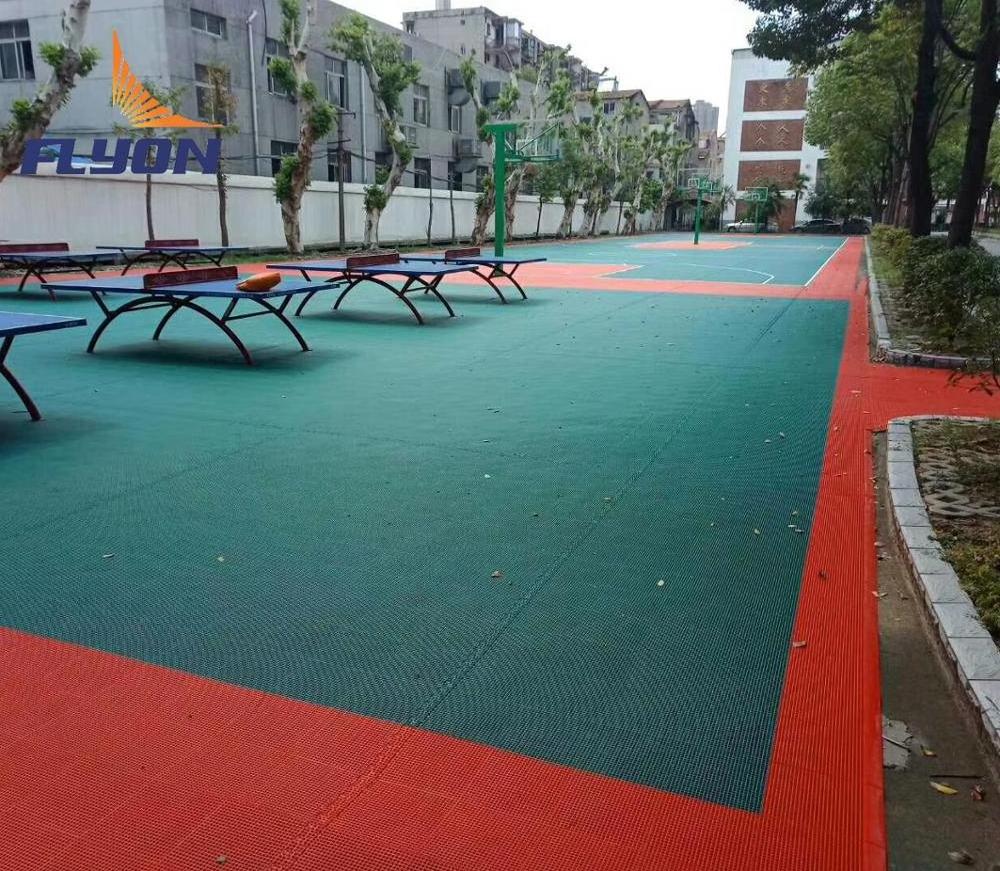 basketball court tiles outdoor sports tiles tenis de basquetbol PP tiles