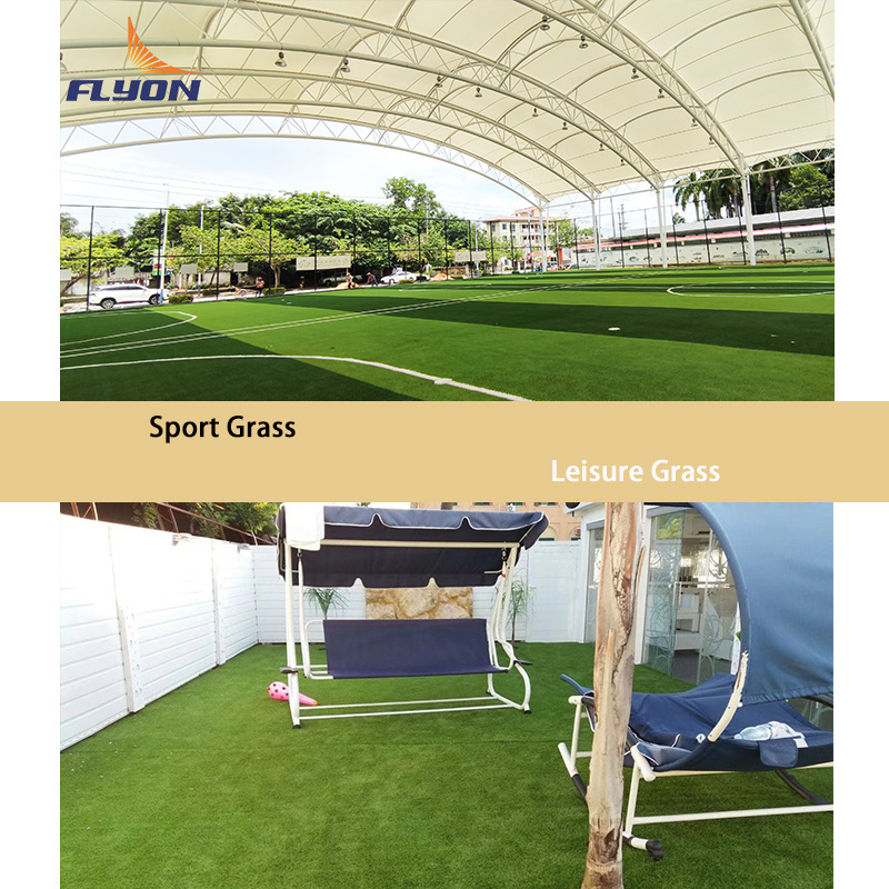 2023 Wholesale Synthetic gazon Leisure decoration Turf Football Grass Sport Mats Cesped Artificial Grass