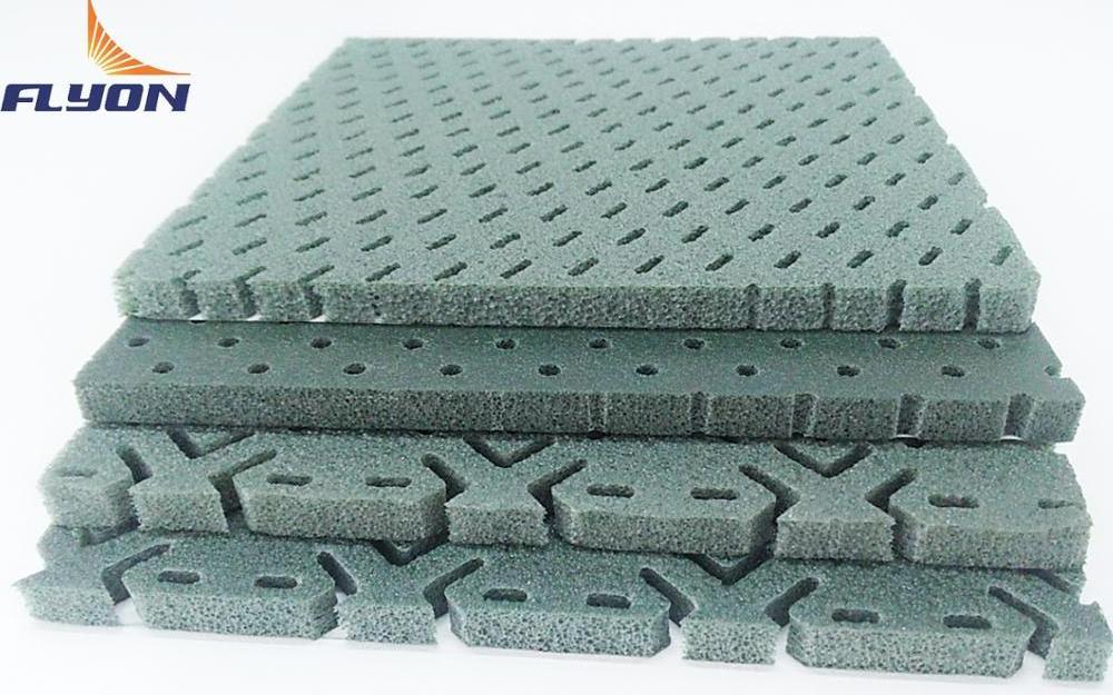 China Manufacturer  shock pad Artificial grass rubber floor 10mm turf underlay