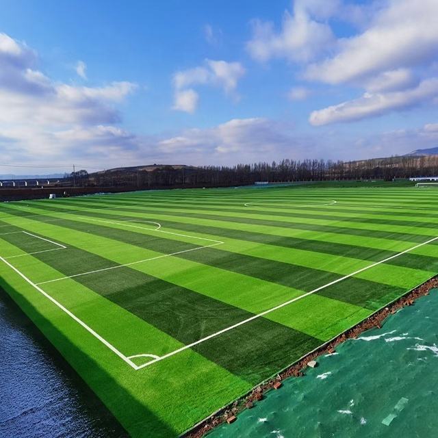 FIFA Quality Certification Artificial Grass for Soccer / Football Sports Pitch Synthetic Grass for Futsal Football Field Court