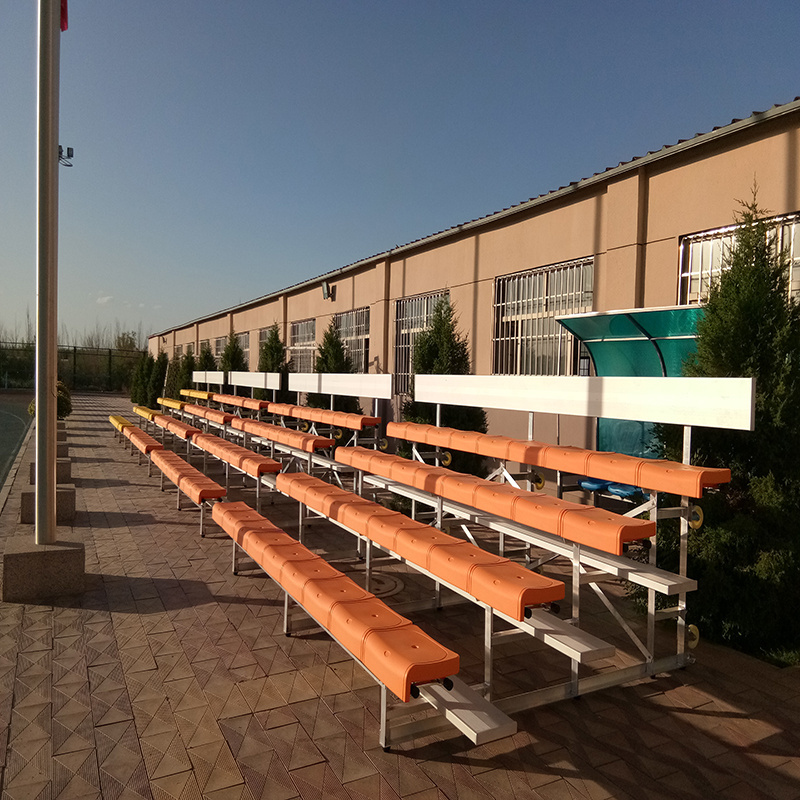 Hot Sale Outdoor Aluminum Heavy duty portable Bench Football Sports Grandstand Aluminum Stadium Layer Bleachers Seating